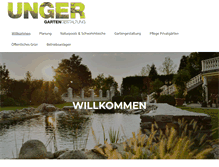 Tablet Screenshot of gartengestaltung-unger.at